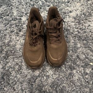 Black suede lifestyle trainers #SuedeTrainers.